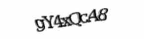 Security check image, please type the characters shown